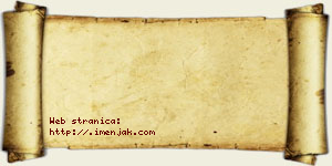 Adam Crnko vizit kartica